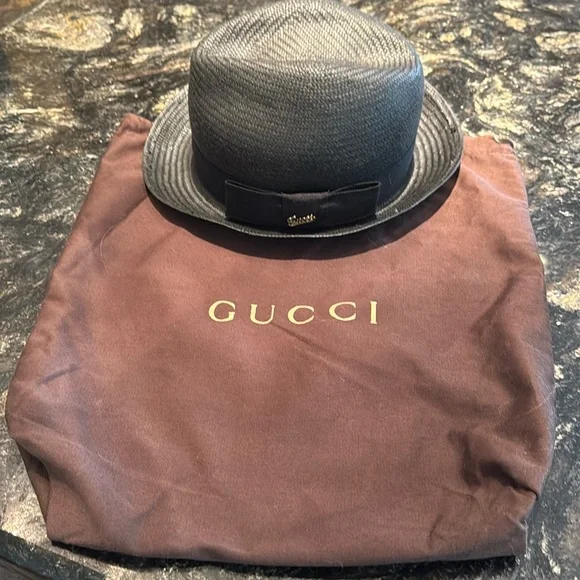 Gucci Black Fedora Hat - Picture 3 of 16